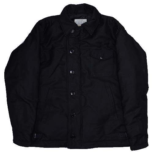 BuzzRickson's oYN\Y~EBAMuXEBLACK A-2 DOWN DECK JACKET BR13930