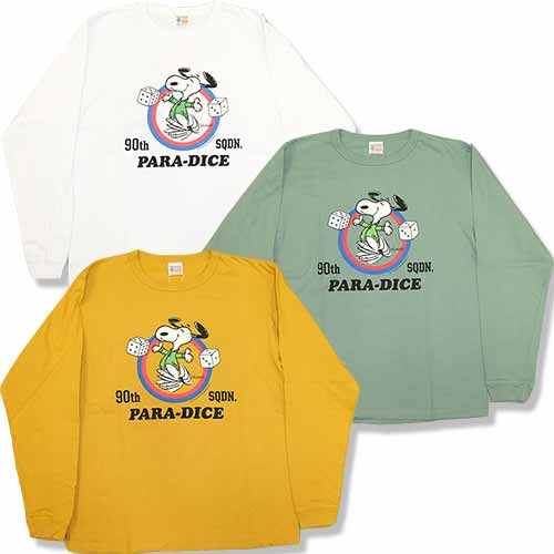 バズリクソンズ Buzzrickson S スヌーピー Snoopy ロングtシャツ Para Dice Lot Br6 Green Online Shop 横須賀 バズリクソンズ Buzzrickson S スヌーピー Snoopy ロングtシャツ Para Dice Lot Br6 Green Online Shop 横須賀