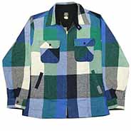 VK[P[ COLORFUL CHECK ZIP SHIRTS