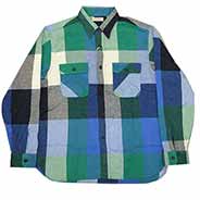 VK[P[ COLORFUL CHECK WORK SHIRTS