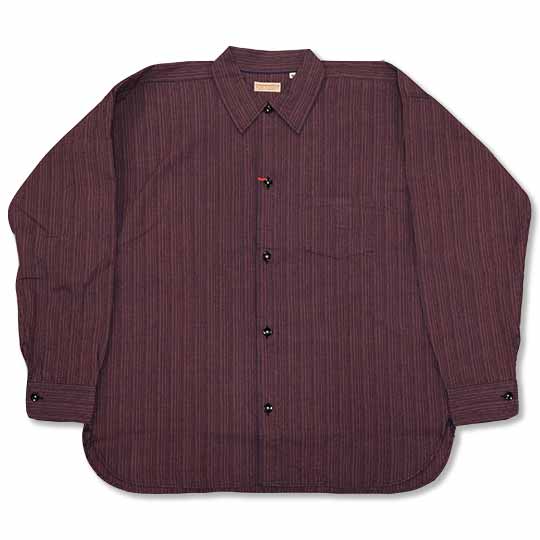 シュガーケーン 5oz インディゴストライプ・ワークシャツ Lot.SC28940