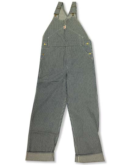 SUGAR CANE ヘッドライト 11oz ヒッコリーストライプ・オーバーオールLot.hd42456