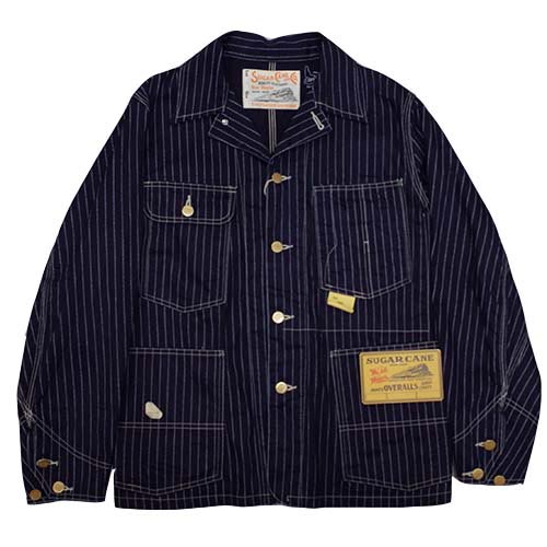 SUGAR CANE シュガーケーン 9oz ウォバッシュストライプワークコート Lot.SC14001