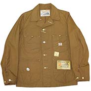 VK[P[ BROWN DUCK WORK COAT