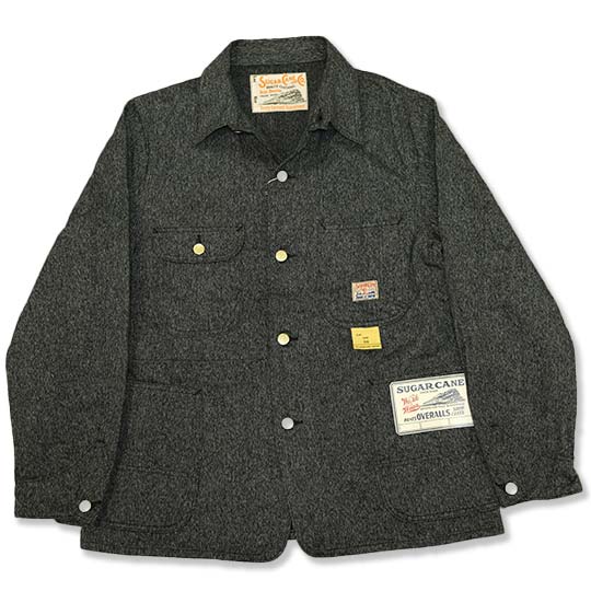SUGAR CANE シュガーケーン 9oz ブラックコバート・ワークコート Lot.SC15659