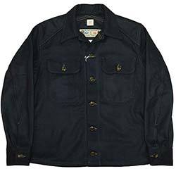 SUGAR CANE × MISTER FREEDOM “NAVAL CLOTHING TAILOR ” 10oz NAVY MELTON MF-51 FIELD SHIRTS