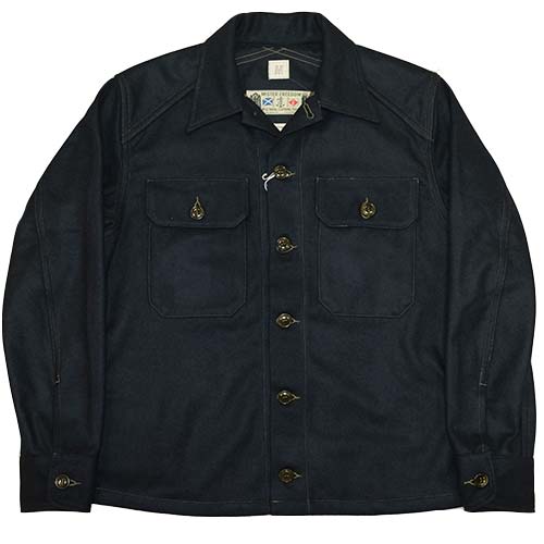 SUGAR CANE ミスターフリーダム×シュガーケーン NAVAL CLOTHING TAILOR 10oz NAVY MELTON MF-51 FIELD SHIRTS Lot.SC28490
