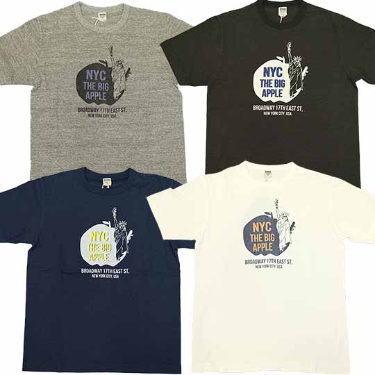 バーンズ 吊り編みクルーネックTシャツ br23180