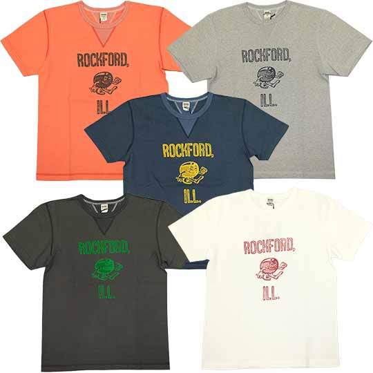 バーンズ ユニオンスペシャル・両VガゼットクルーネックTシャツ br23214