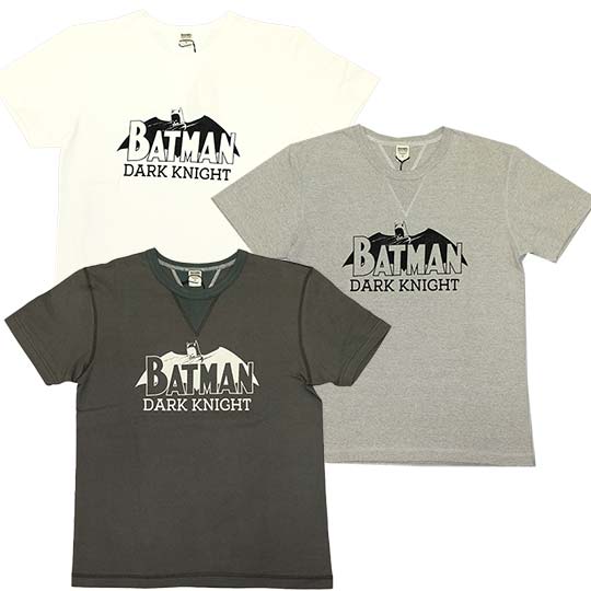 バーンズ ユニオンスペシャル・両VガゼットクルーネックTシャツ“BATMAN” br24166