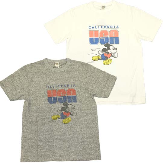 バーンズ 吊り編みクルーネックTシャツ br25178