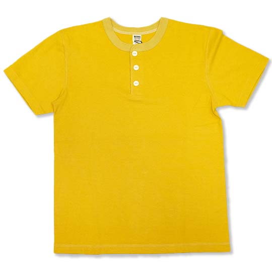 バーンズ ユニオンスペシャル・ヘンリーネックTシャツ br8146