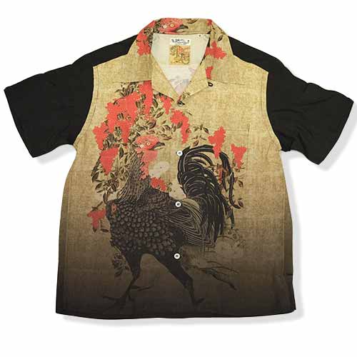 サンサーフ SunSurf スペシャルエディションアロハシャツ 伊藤若冲×動